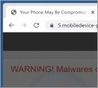 YOUR DEVICE MAY BE COMPROMISED POP-UP Scam