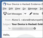 We Hacked & Extracted Information From Your Device Email Scam