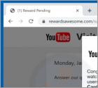 Dear YouTube user, Congratulations! POP-UP Scam