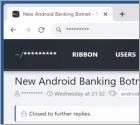 Tremendous Botnet voor banken (Android)
