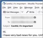 Password Was Compromised Through A Legitimate Website Email Scam