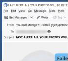 Your iCloud Photos And Videos Will Be Deleted Email Scam