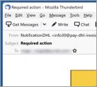 Oplichting via e-mail DHL Delivery Payment