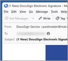 Oplichting via e-mail Message Sent Using DocuSign Service