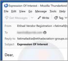 Oplichting via e-mail Vendor Registration Process
