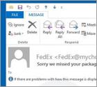 FedEx Package e-mail spam