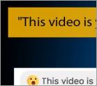 "This Video Is Yours?" Facebook virus