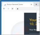 Norton Subscription Has Expired Today POP-UP oplichting