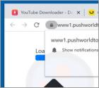 Pushworldtool.com advertenties