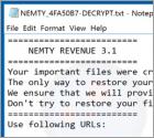 NEMTY REVENUE 3.1 ransomware