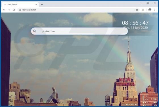 De Flare Search browserkaper