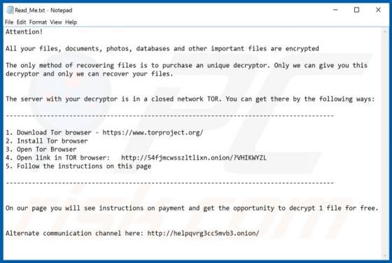 De BitRansomware ransomware