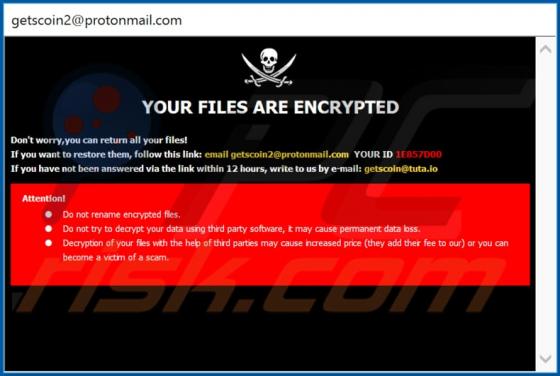 De GET ransomware