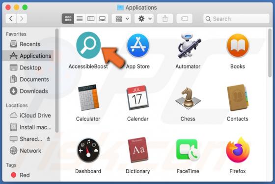 De AccessibleBoost adware (Mac)