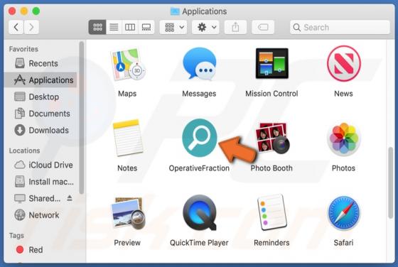 De OperativeFraction adware (Mac)