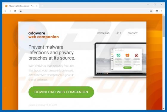 De ongewenste app Web Companion