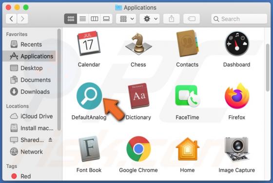 De DefaultAnalog adware (Mac)