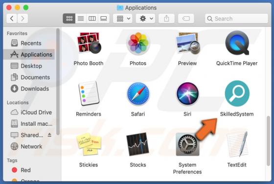 De SkilledSystem adware (Mac)