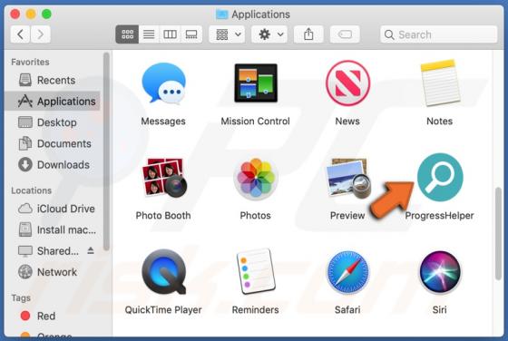 ProgressHelper adware (Mac)