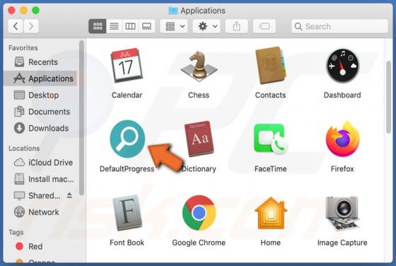 De DefaultProgress adware (Mac)