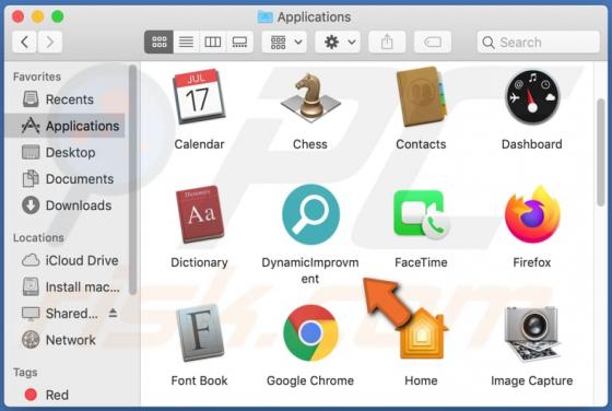 De DynamicImprovment adware (Mac)