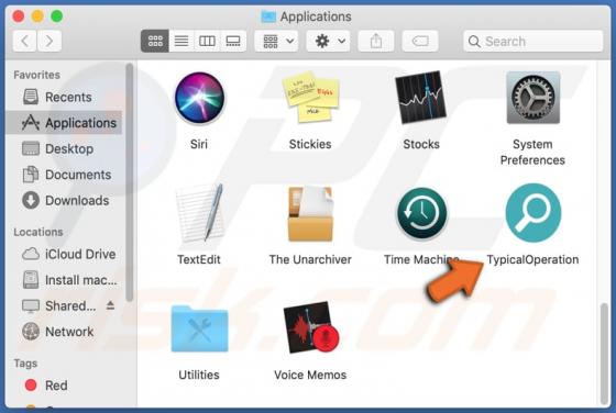 De TypicalOperation adware (Mac)