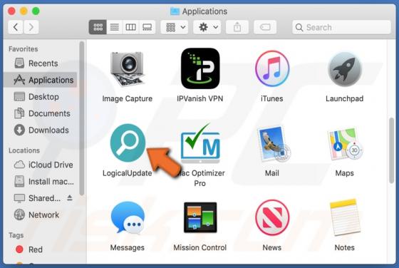 De LogicalUpdate adware (Mac)