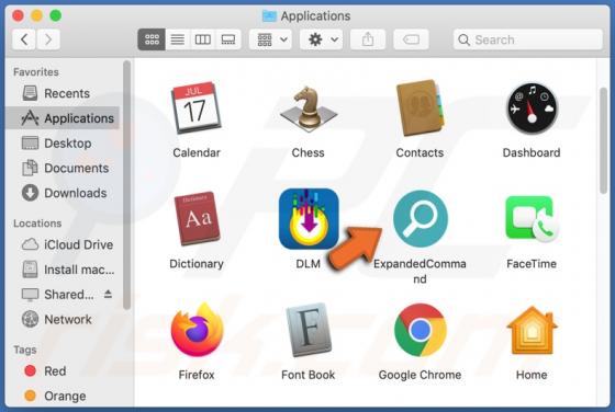 De ExpandedCommand adware (Mac)