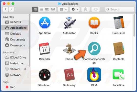 De CommonGeneration adware (Mac)