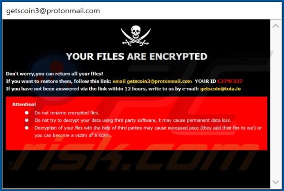 De Gtsc ransomware