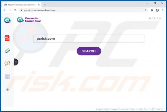 De ConverterSearchTool browserkaper