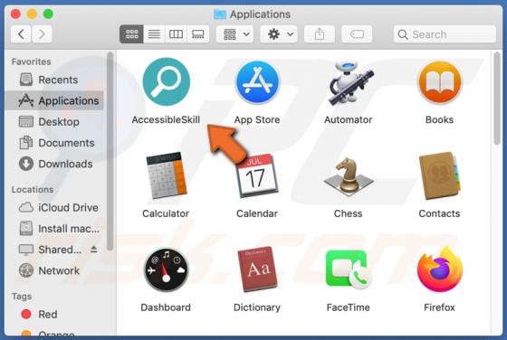De AccessibleSkill adware (Mac)