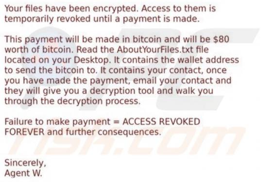 De VAGGEN ransomware