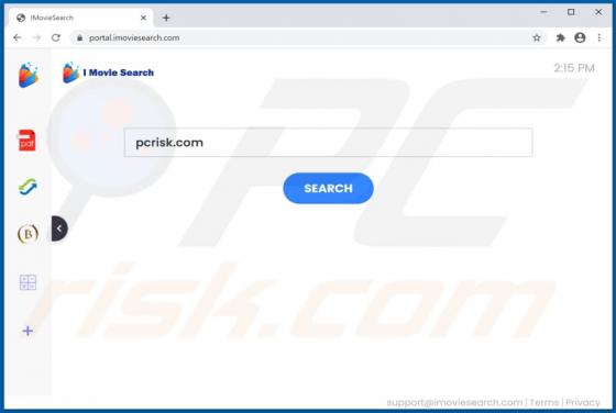 De IMovieSearch browserkaper