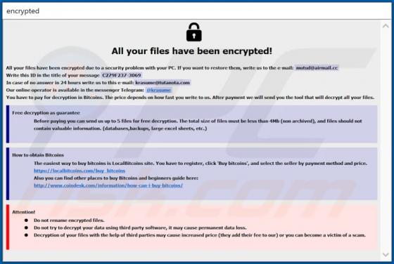 De Banjo ransomware