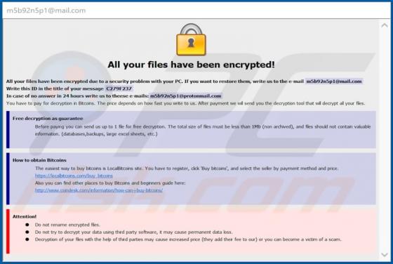 De Sss ransomware