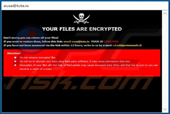De SWP ransomware