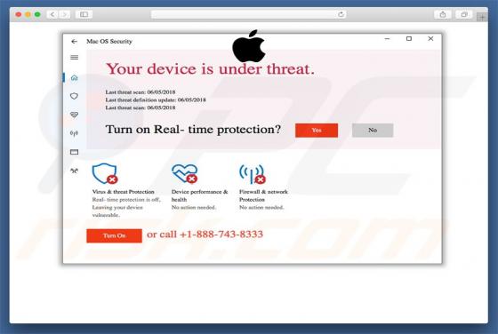 Oplichting via een pop-up "MacOS Security" (Mac)