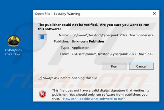 Het Cyberpunk 2077 virus