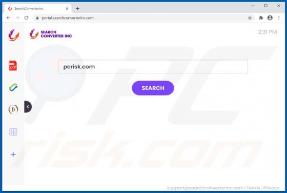 De SearchConverterInc browserkaper