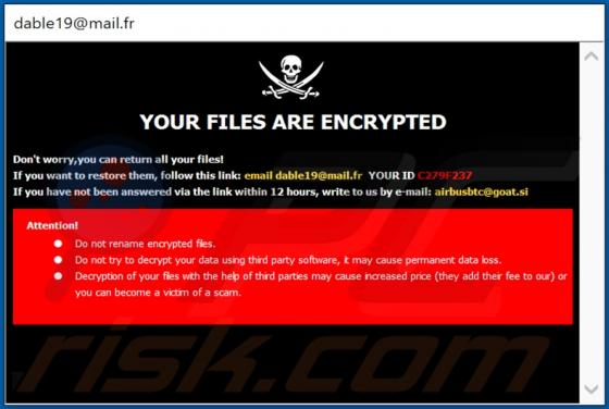 De OVO ransomware