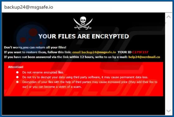 De HAM ransomware