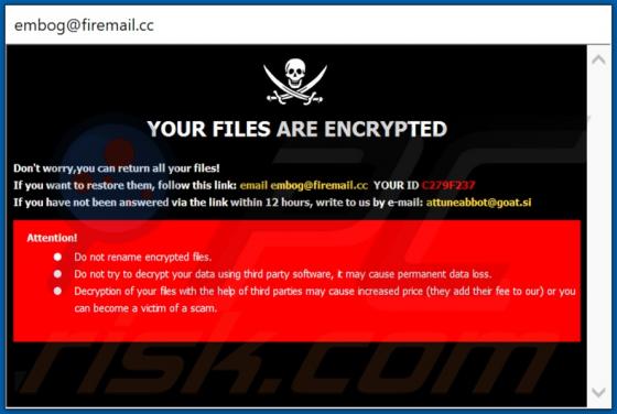 De ROG ransomware