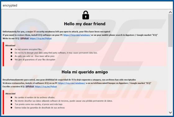 De POLSAT ransomware