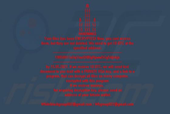 De Encrpt3d ransomware