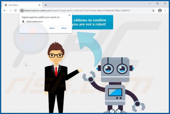 Highercaptcha-settle.com Advertenties