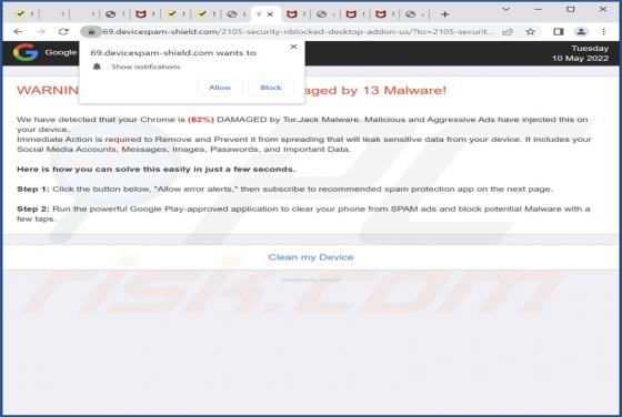 Devicespam-shield.com Ads
