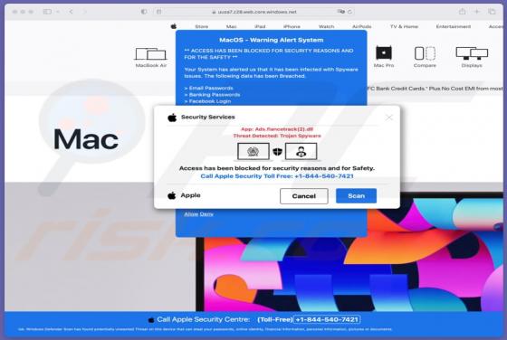 Apple Security Services POP-UP Zwendel (Mac)