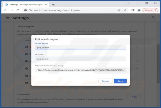 Finderssearching.com doorverwijzingen