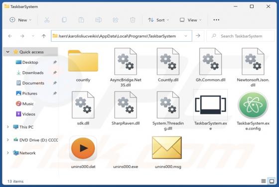 Taskbar System Ongewenste toepassing